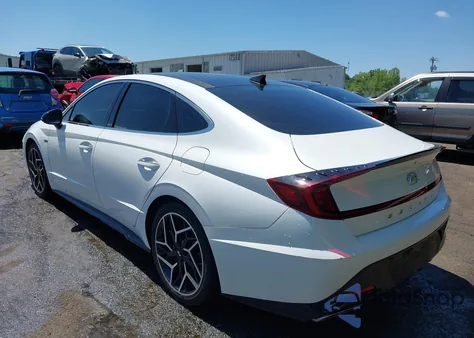 2021 Hyundai Sonata N Line from USA, damaged, VIN 5NPEK4JC6MH125688